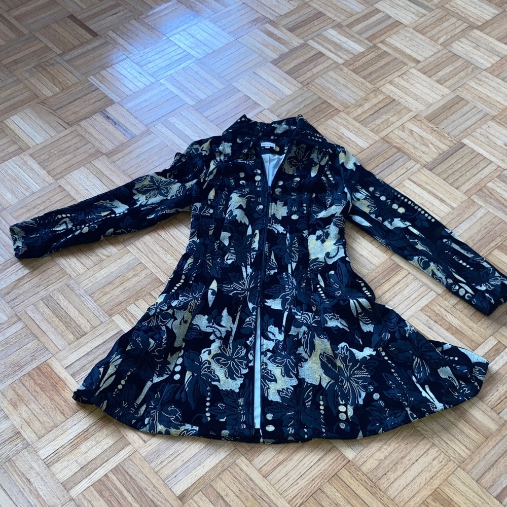 Bellanatur Brocade made in Berlin jacket S NWOT